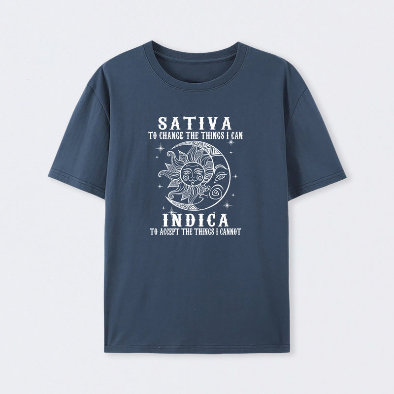Sativa Indica Graphic Streetwear T-Shirt