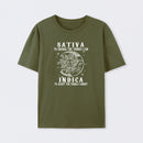 Sativa Indica Graphic Streetwear T-Shirt