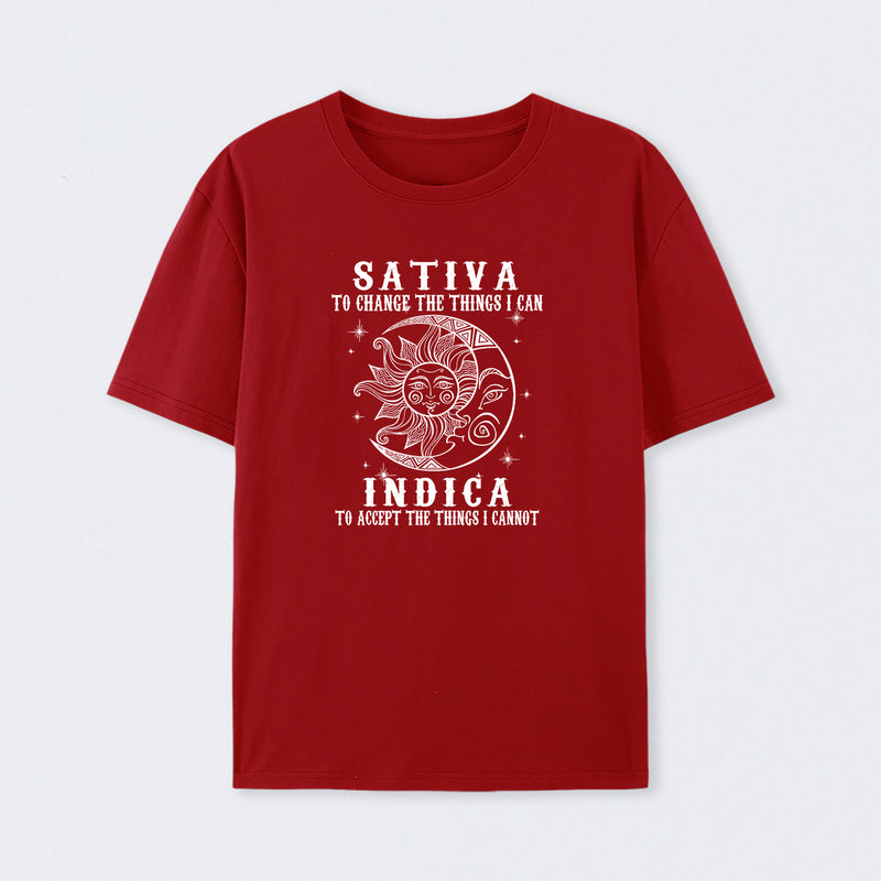 Sativa Indica Graphic Streetwear T-Shirt