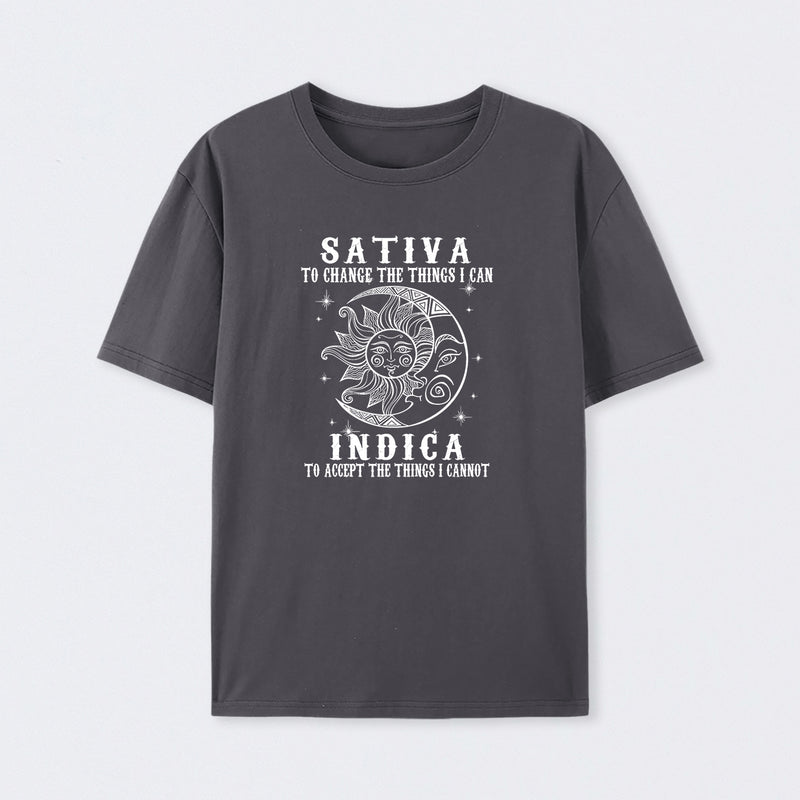 Sativa Indica Graphic Streetwear T-Shirt