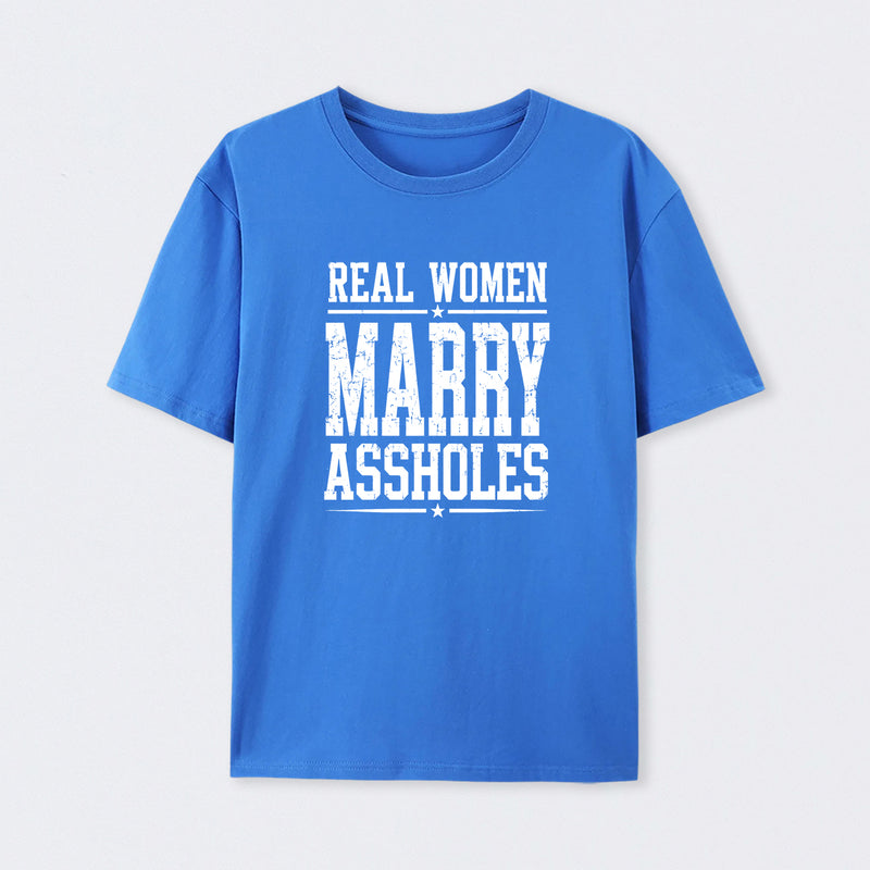 Women's Short Sleeve Cotton Fabric Loose Funny Wife T-Shirt