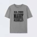 Women's Short Sleeve Cotton Fabric Loose Funny Wife T-Shirt