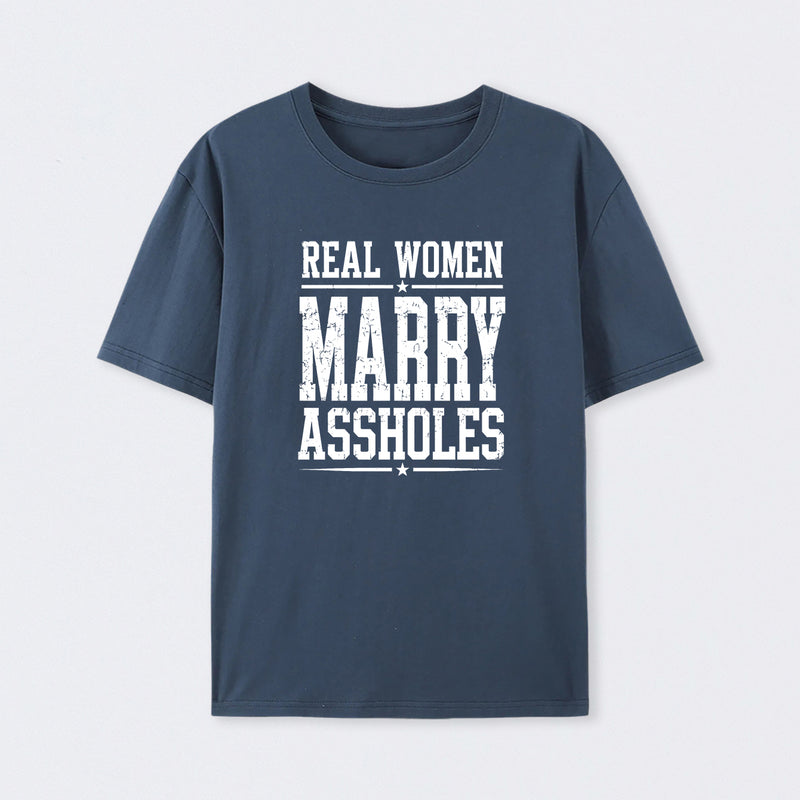 Women's Short Sleeve Cotton Fabric Loose Funny Wife T-Shirt