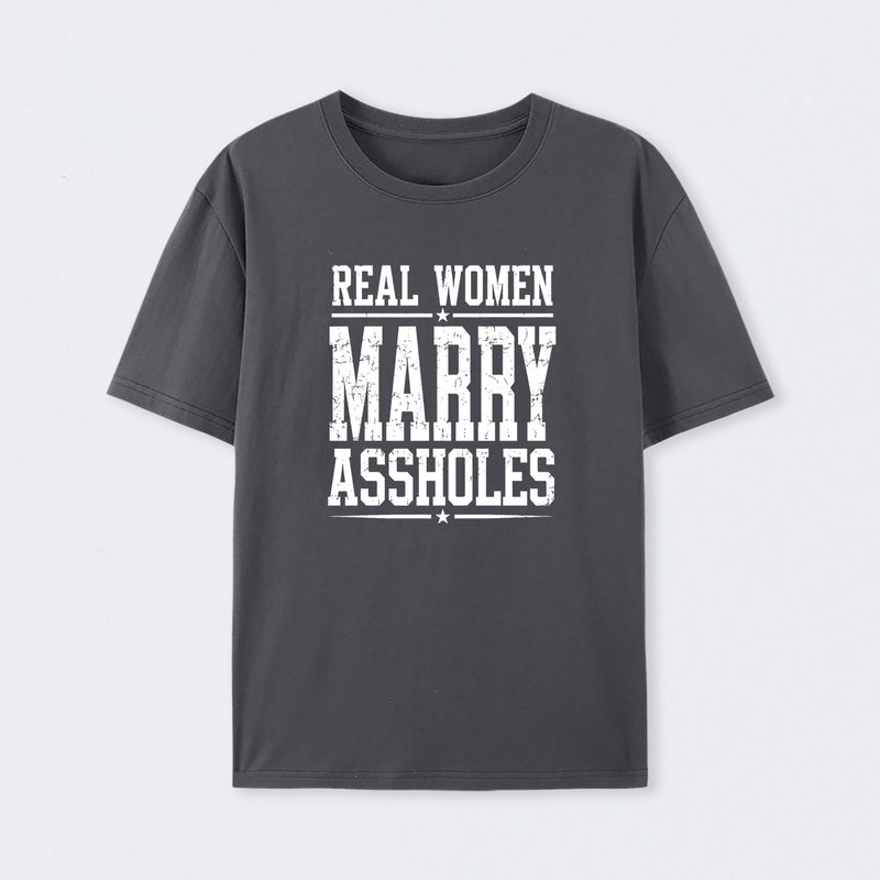 Women's Short Sleeve Cotton Fabric Loose Funny Wife T-Shirt