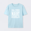 Women's Short Sleeve Cotton Fabric Loose Funny Wife T-Shirt