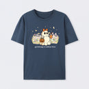 Halloween Growing A Little Boo Funny Pregnancy Spooky T-Shirt