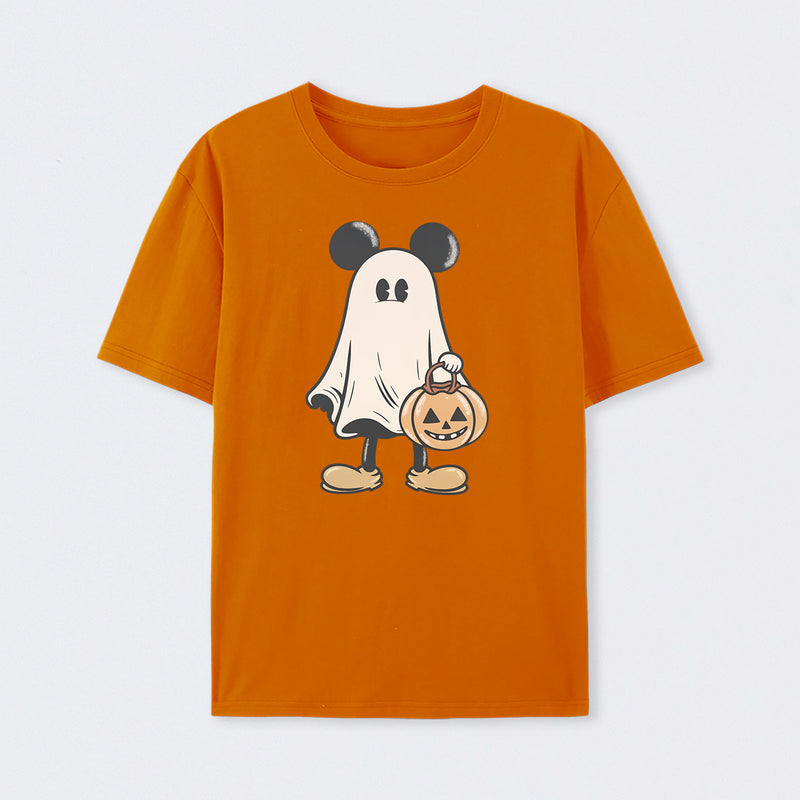Retro Halloween Trick or Treat Spooky Couple Trip T-Shirt