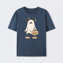 Retro Halloween Trick or Treat Spooky Couple Trip T-Shirt