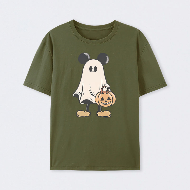 Retro Halloween Trick or Treat Spooky Couple Trip T-Shirt