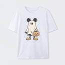 Retro Halloween Trick or Treat Spooky Couple Trip T-Shirt