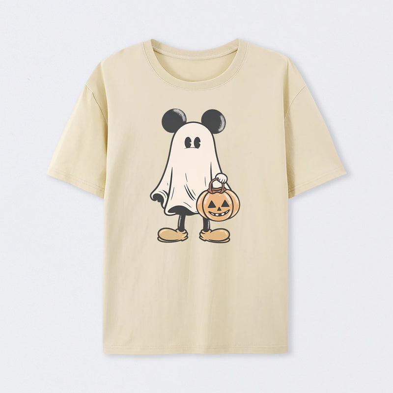 Retro Halloween Trick or Treat Spooky Couple Trip T-Shirt