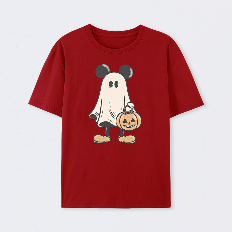 Retro Halloween Trick or Treat Spooky Couple Trip T-Shirt