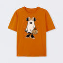 Retro Halloween Trick or Treat Spooky Couple Trip T-Shirt