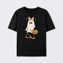 Retro Halloween Trick or Treat Spooky Couple Trip T-Shirt