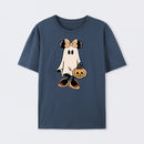 Retro Halloween Trick or Treat Spooky Couple Trip T-Shirt