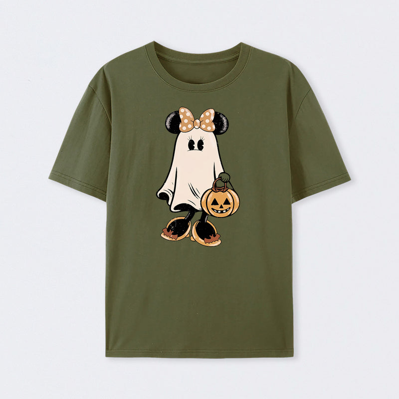 Retro Halloween Trick or Treat Spooky Couple Trip T-Shirt