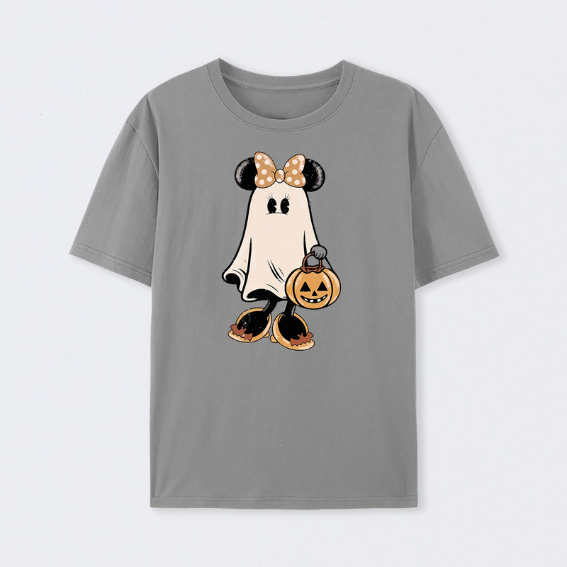 Retro Halloween Trick or Treat Spooky Couple Trip T-Shirt