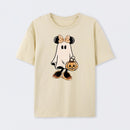 Retro Halloween Trick or Treat Spooky Couple Trip T-Shirt
