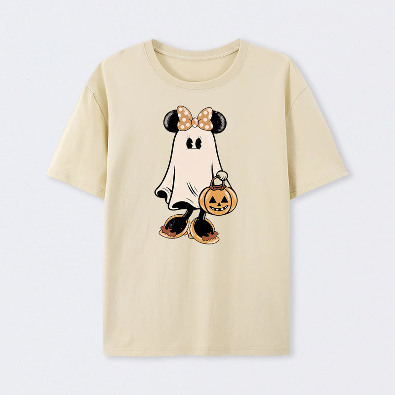 Retro Halloween Trick or Treat Spooky Couple Trip T-Shirt