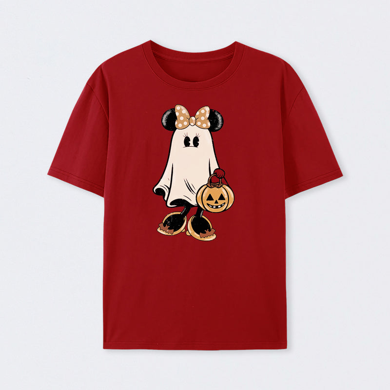 Retro Halloween Trick or Treat Spooky Couple Trip T-Shirt