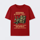 Black Sarcastic Skeleton Beer Humorous Art T-Shirt