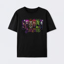 Neon Horror Halloween Retro Scary Movie Graphic T-Shirt