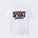 Neon Horror Halloween Retro Scary Movie Graphic T-Shirt