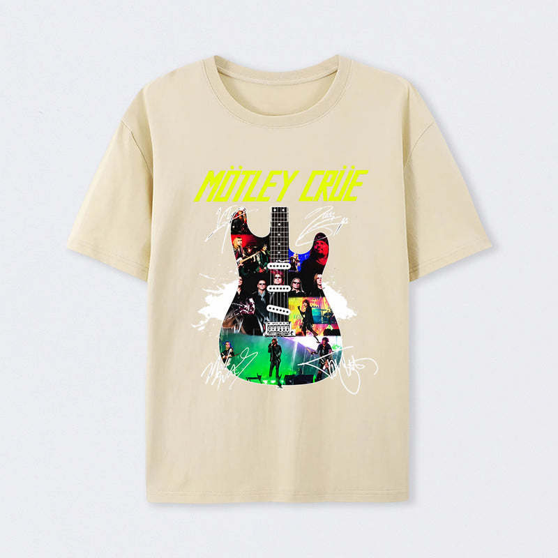 To Honor Motley Crue Vintage Rock Band Music T-Shirt