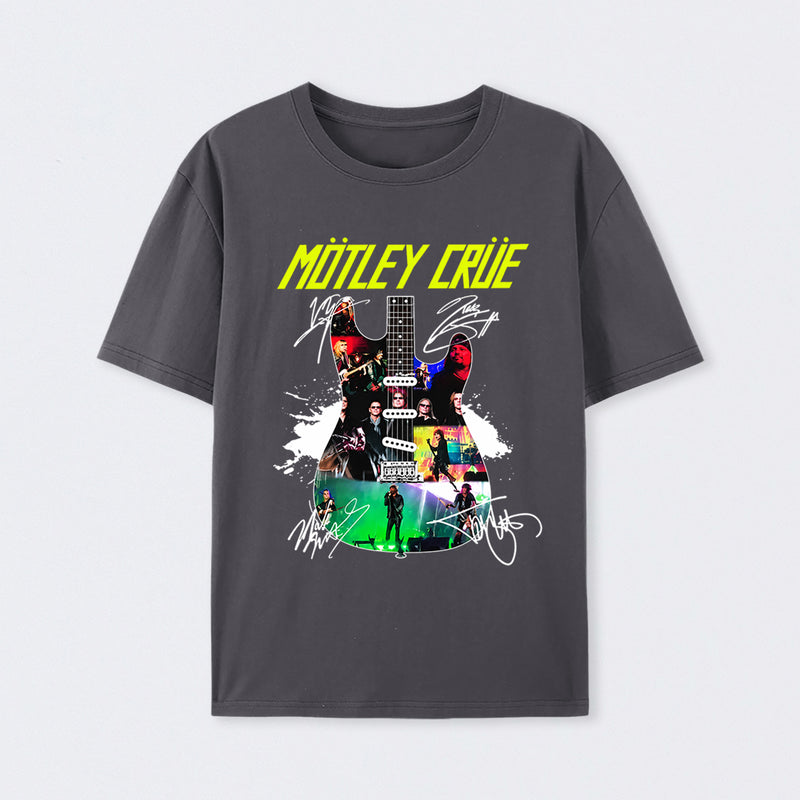 To Honor Motley Crue Vintage Rock Band Music T-Shirt