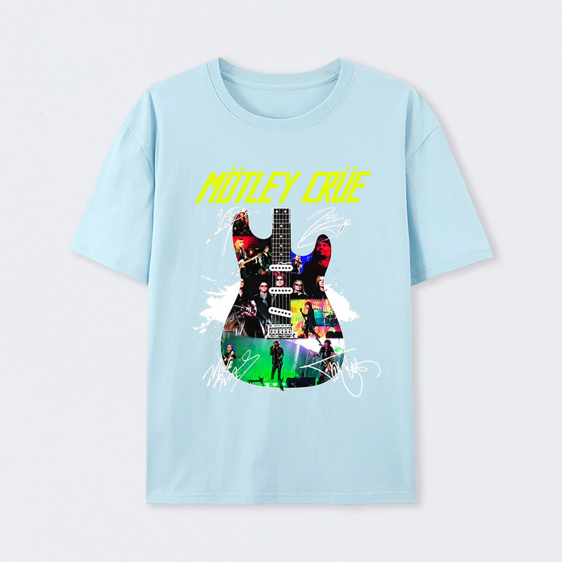 To Honor Motley Crue Vintage Rock Band Music T-Shirt