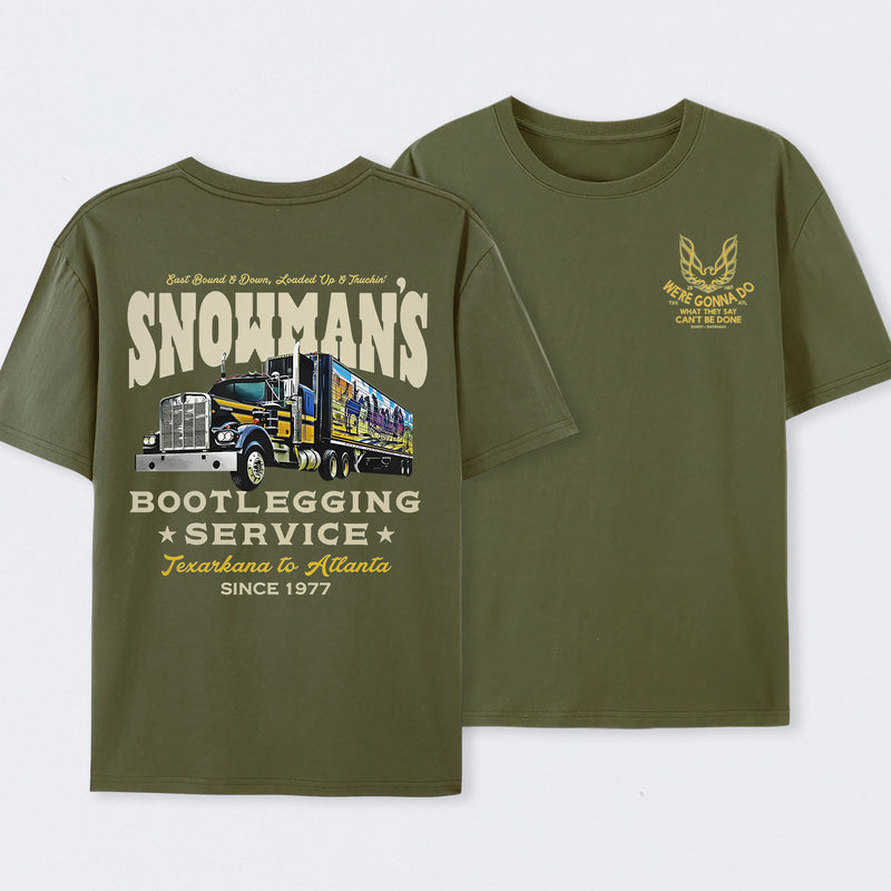 Snowman's Bootlegging Service T-Shirt