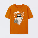 Boo Jee Ghost Leopard Ghost Halloween T-Shirt