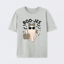 Boo Jee Ghost Leopard Ghost Halloween T-Shirt