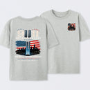 911 25th Anniversary Memorial Patriotic Two Sided T-Shirt
