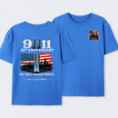 911 25th Anniversary Memorial Patriotic Two Sided T-Shirt