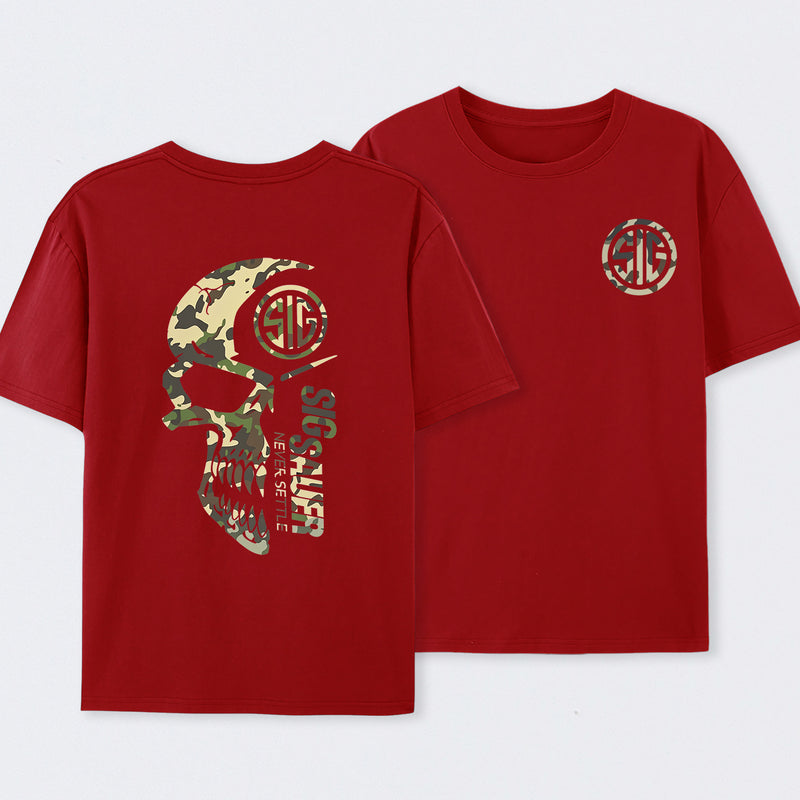 Bold Camouflage Graphic T-Shirt