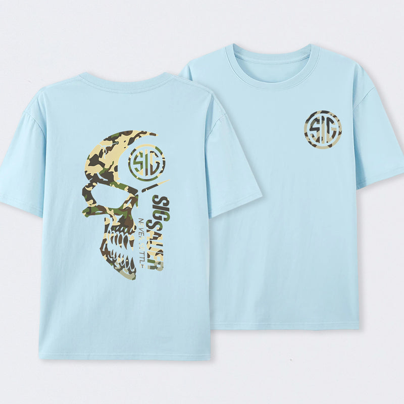 Bold Camouflage Graphic T-Shirt