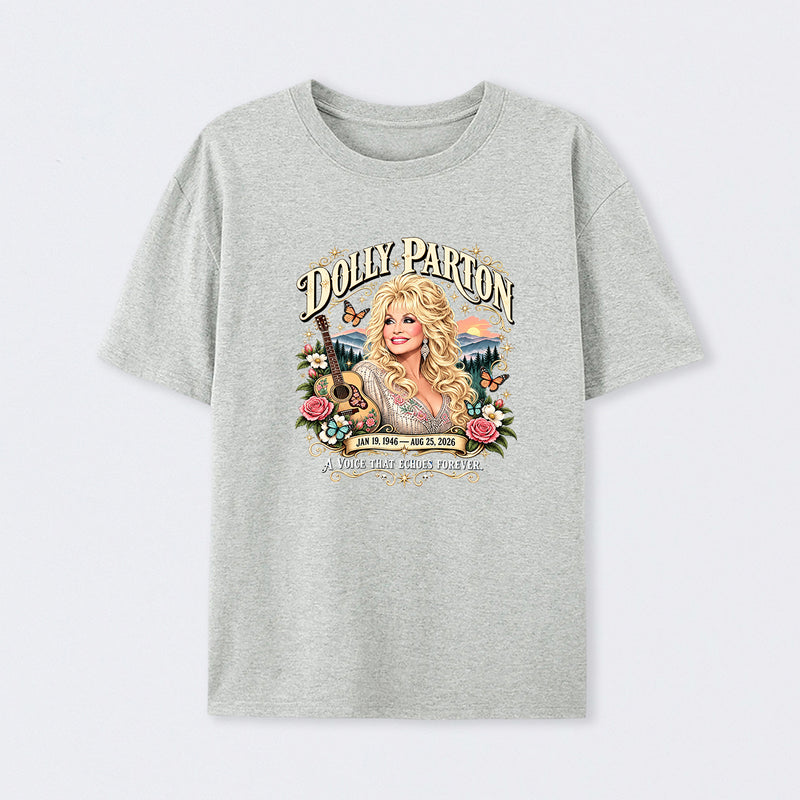 Country Music Tribute Dolly Parton Style Memorial T-Shirt