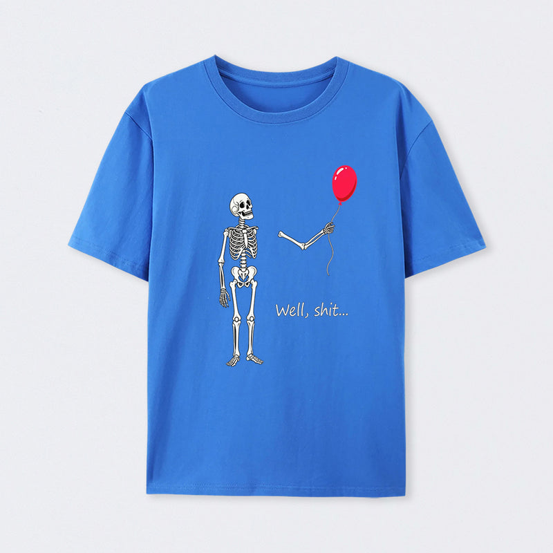 Funny Skeleton Balloon Halloween T-Shirt