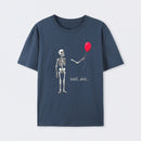 Funny Skeleton Balloon Halloween T-Shirt