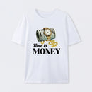 Time is Money Graphic Print T-Shirt