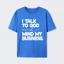 Mind My Biz Prayer Vibe Screen Print T-Shirt