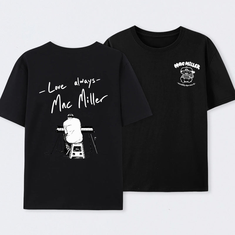 Mac Miller Love Always Vintage Hip Hop Graphic T-Shirt