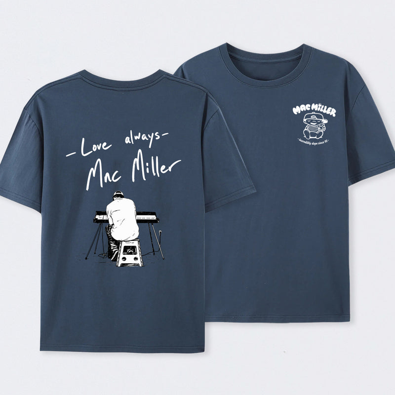 Mac Miller Love Always Vintage Hip Hop Graphic T-Shirt