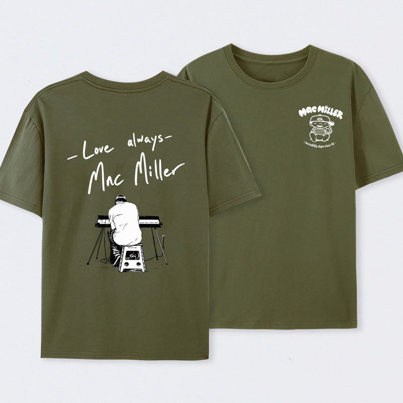 Mac Miller Love Always Vintage Hip Hop Graphic T-Shirt