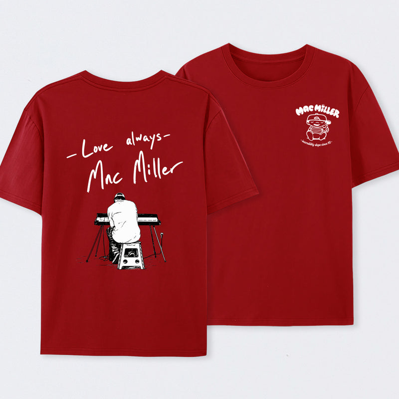 Mac Miller Love Always Vintage Hip Hop Graphic T-Shirt