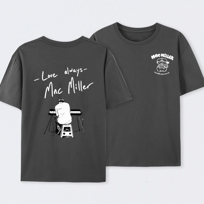Mac Miller Love Always Vintage Hip Hop Graphic T-Shirt