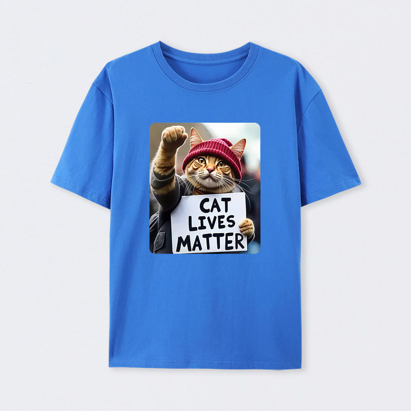 Cat Lives Matter Protest Cat T-Shirt