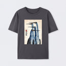 Three Cranes Standing Together In Harmony T-Shirt