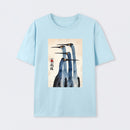 Three Cranes Standing Together In Harmony T-Shirt